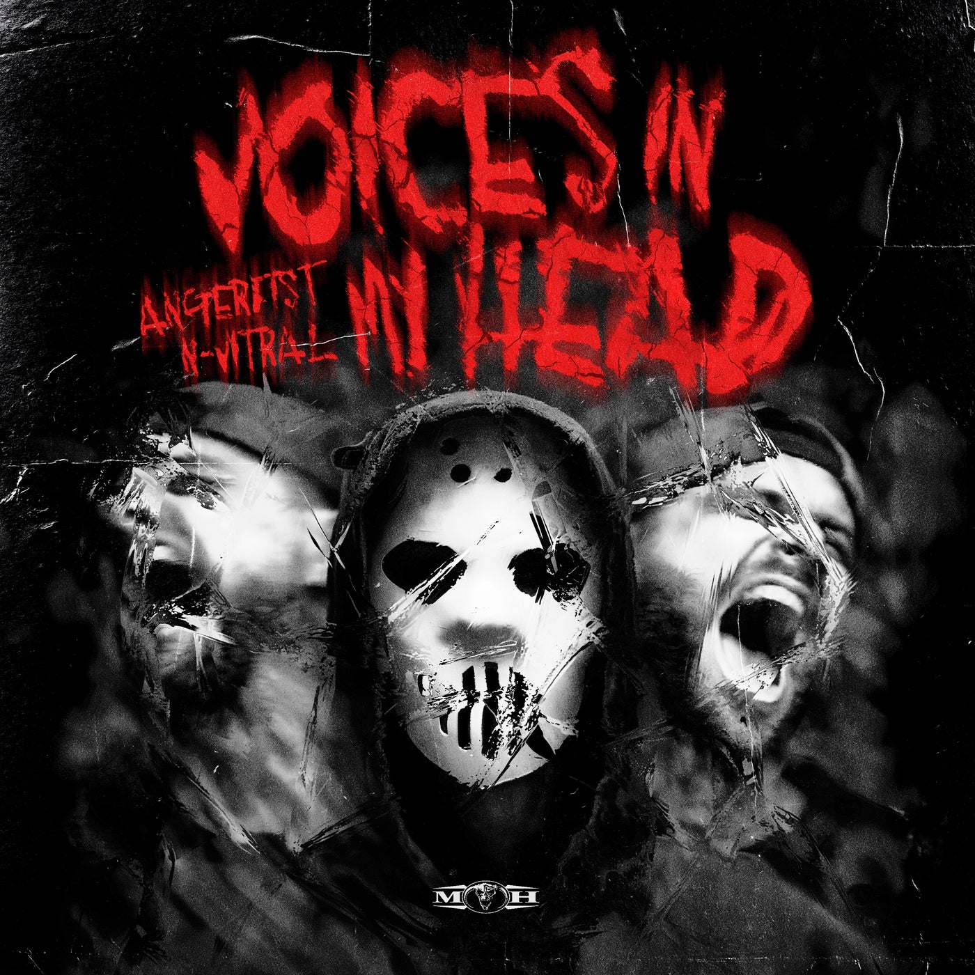 Cover - Angerfist, N-Vitral - Voices In My Head (Extended Mix) Promo tools