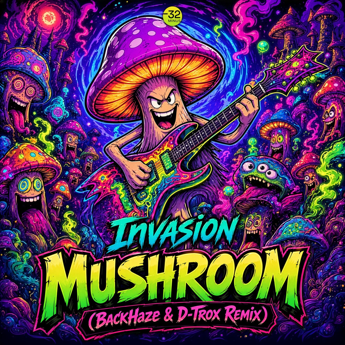 Cover - Invasion - Mushroom (BackHaze, D-Trox Remix) Promo tools