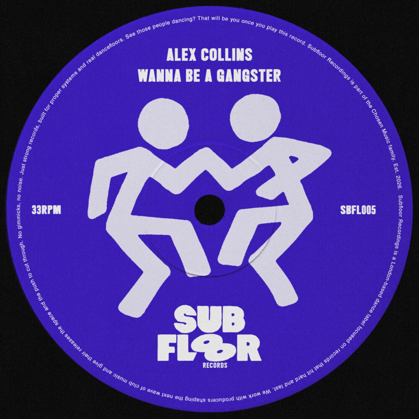 Cover - Alex Collins - Wanna Be A Gangster (Extended Mix) Promo tools