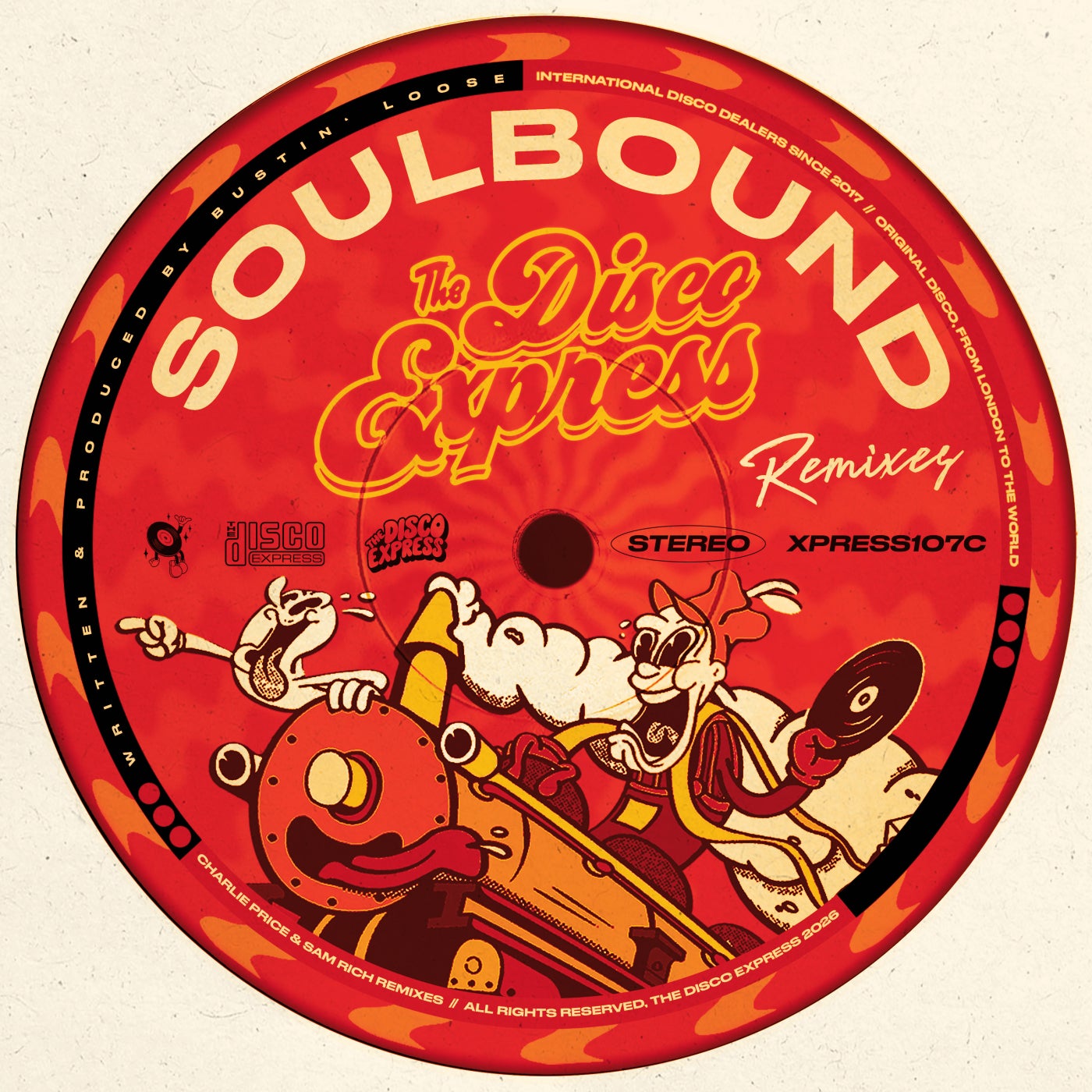 Cover - Bustin' Loose - Soulbound (Charlie Price Sloppy Disco Remix) Promo tools