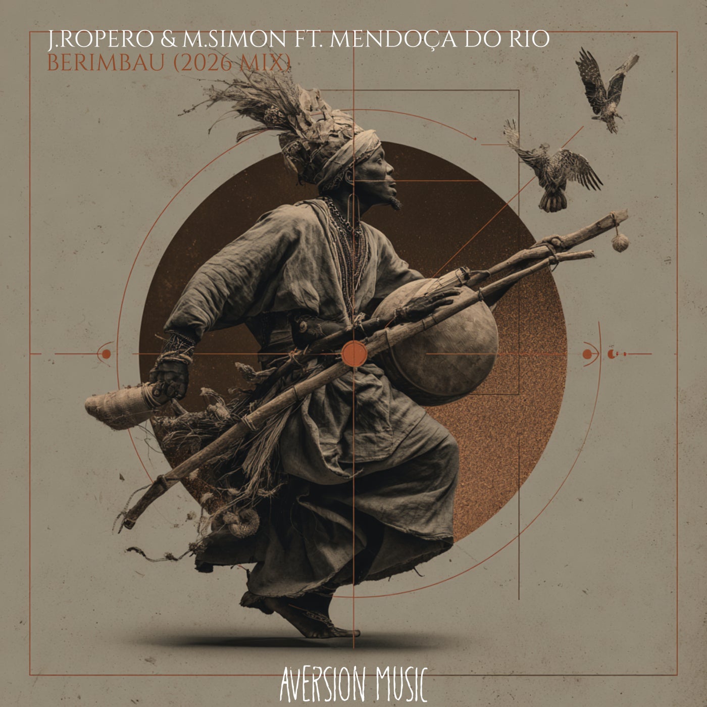 Cover - Jerry Ropero, Michael Simon - Berimbau feat. Mendonça Do Rio (2026 Mix) Promo tools