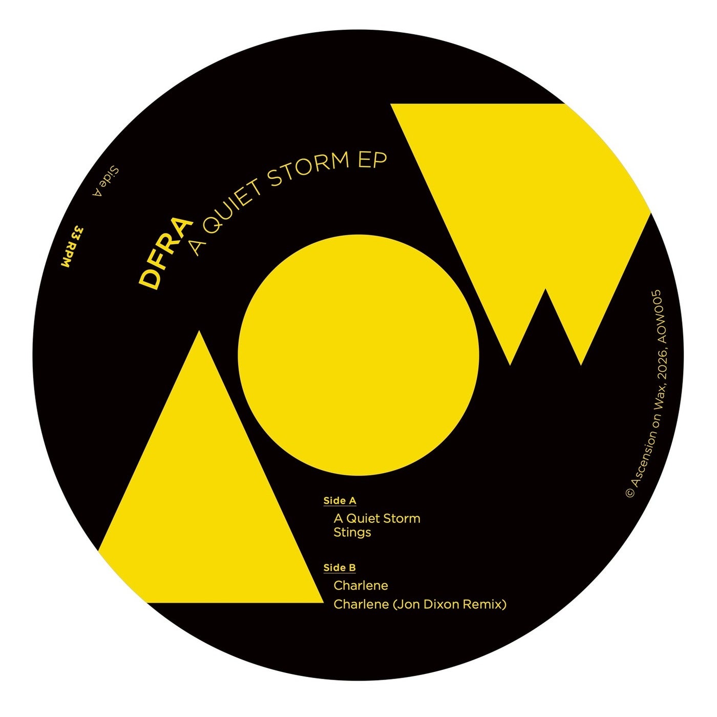 Cover - DFRA - A Quiet Storm (Original Mix) Promo tools