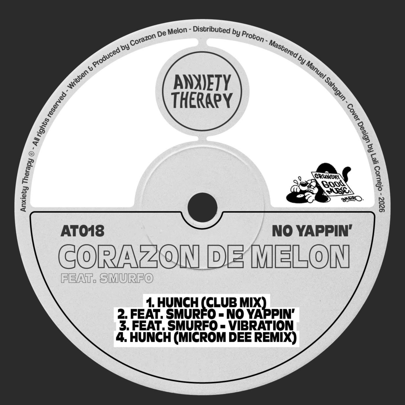 Cover - Corazon De Melon, SMURFO - No Yappin' feat. SMURFO (Original Mix) Promo tools