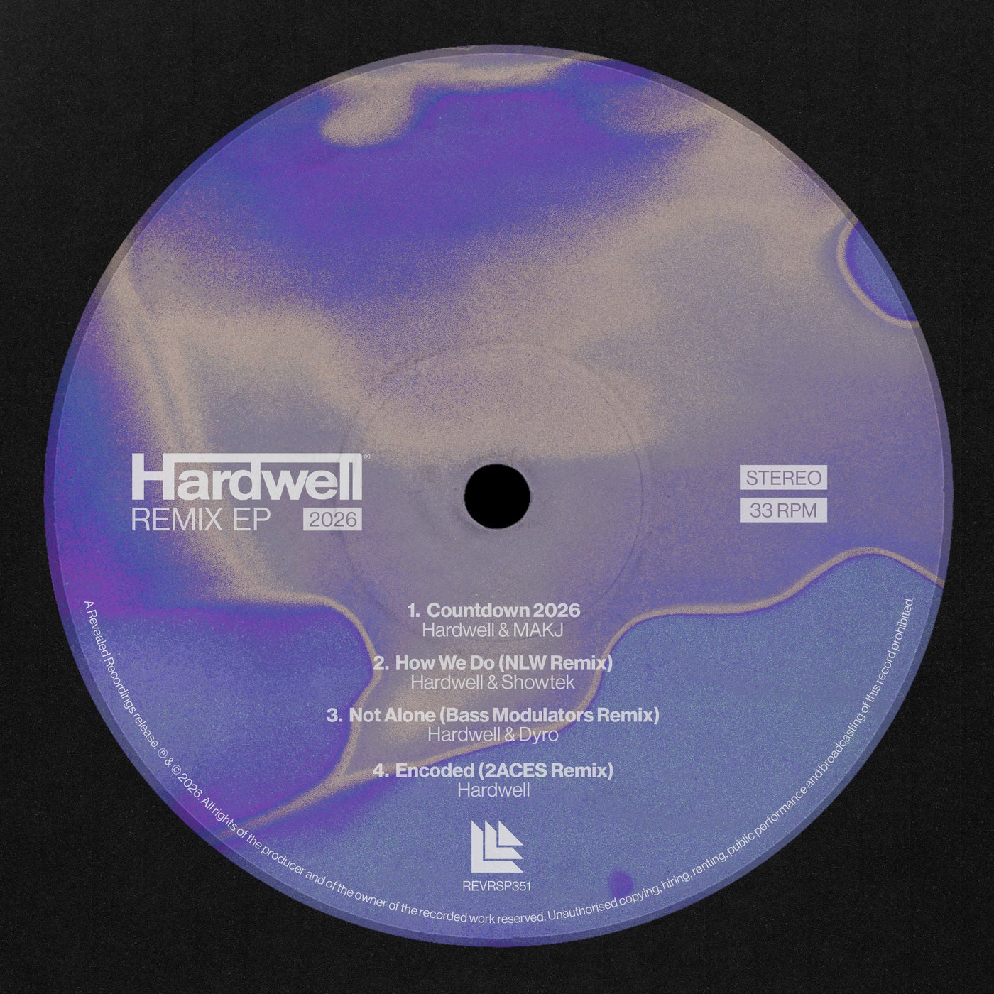 Cover - Hardwell, MAKJ - Countdown 2026 (Extended Mix) Promo tools