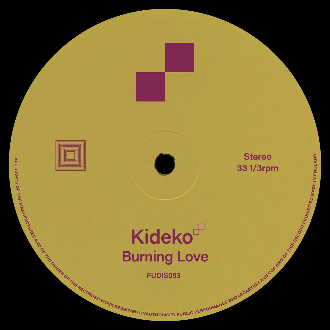 Cover - Kideko - Burning Love (Extended Mix) Promo tools