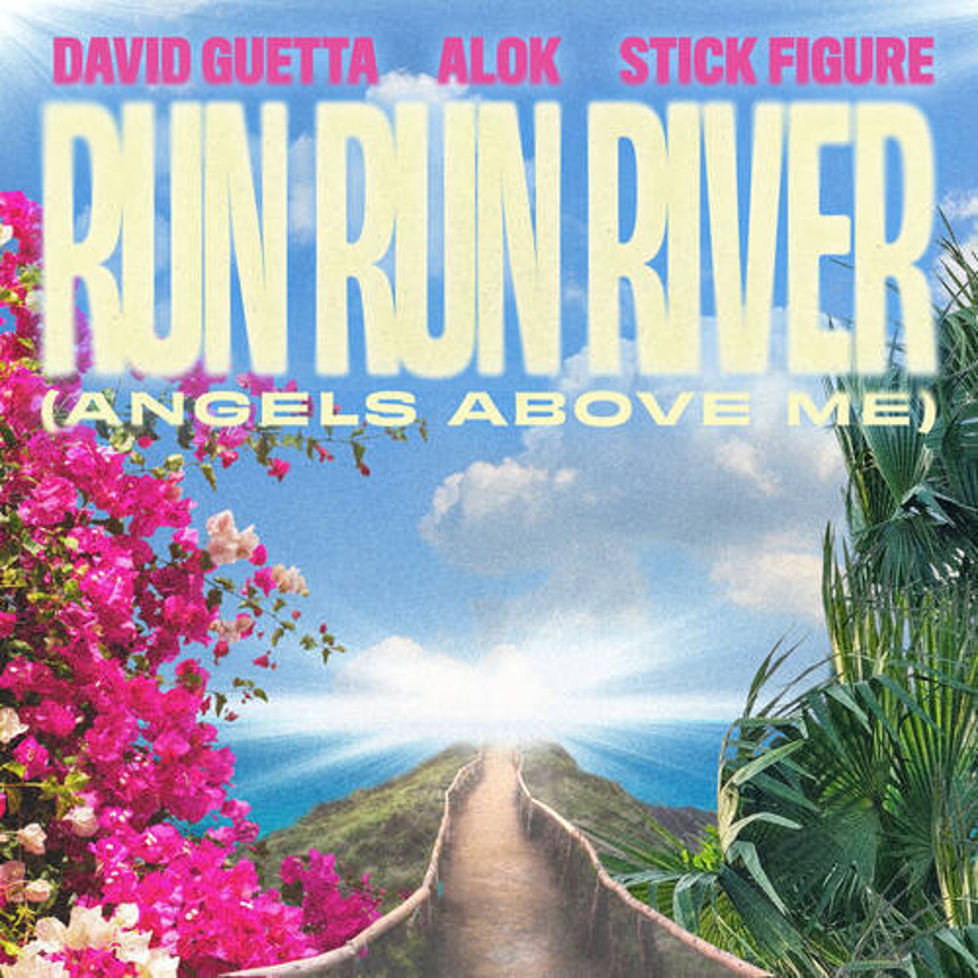 Cover - David Guetta, Alok, Stick Figure - Run Run River (Angels Above Me) (Original Mix) Promo tools