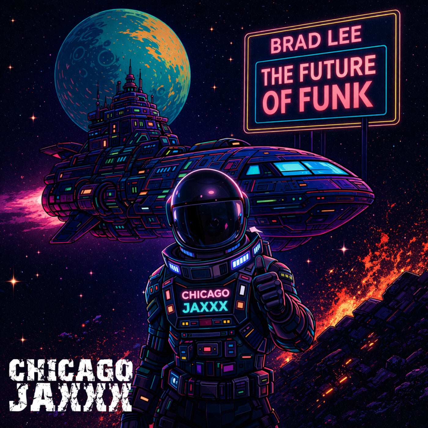 Cover - Brad Lee - The Future of Funk (Cristian Varela Remix) Promo tools