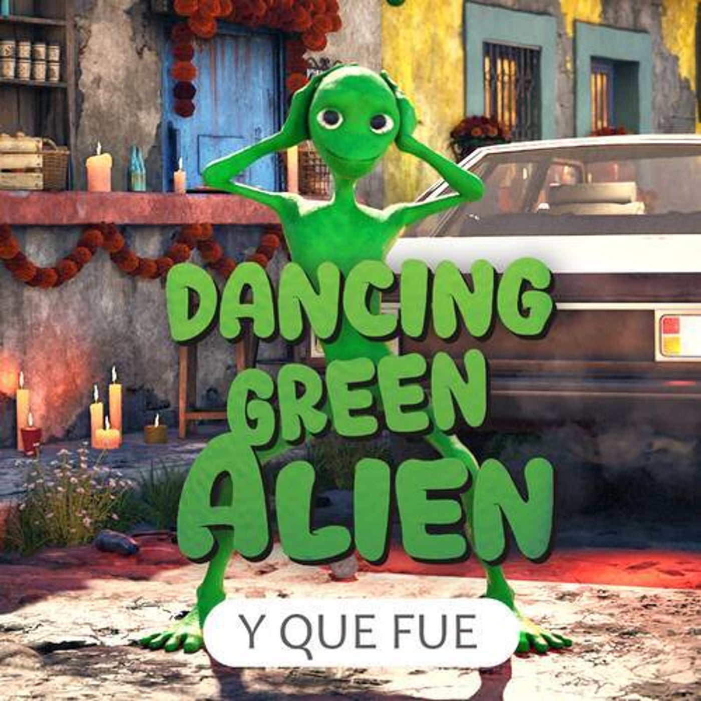 Cover - Dancing Green Alien - Y Que Fue? (Original Mix) Promo tools