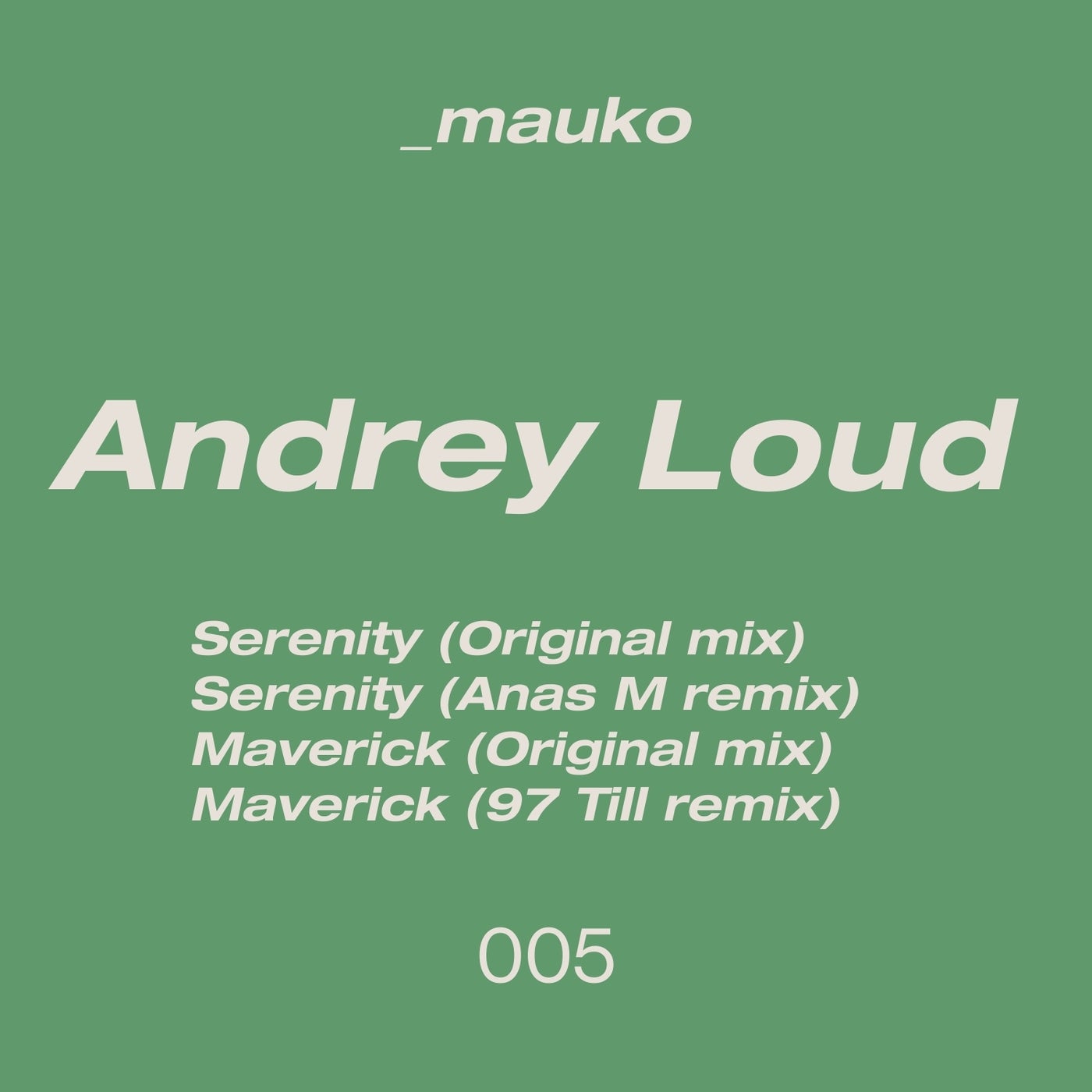 Cover - Andrey Loud - Maverick (97 Till Remix) Promo tools