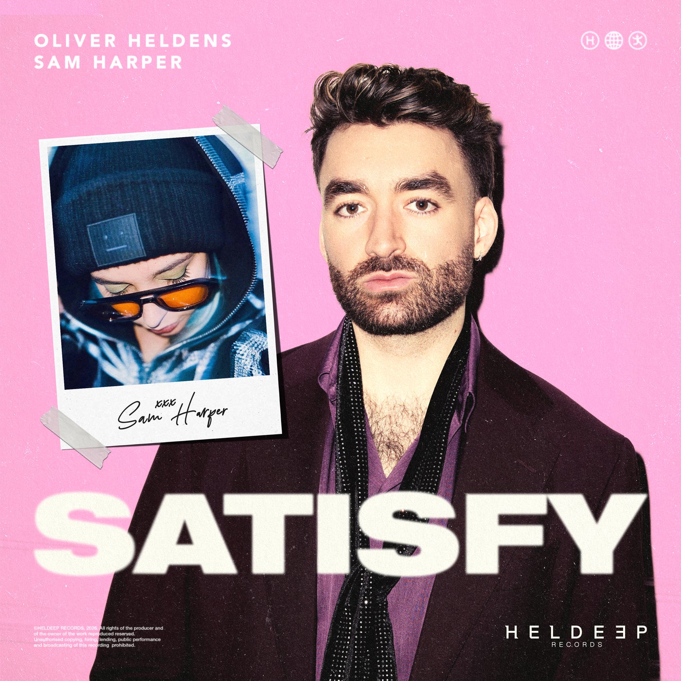 Cover - Oliver Heldens, Sam Harper - Satisfy (Extended Mix) Promo tools