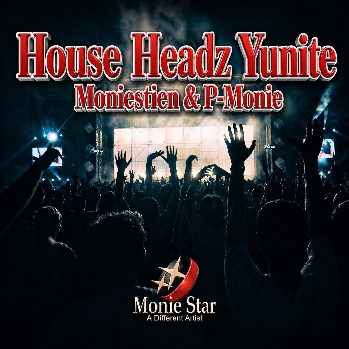 Cover - P-Monie, Moniestien - House Headz Yunite feat. P-Monie (Vocal Acapella) Promo tools