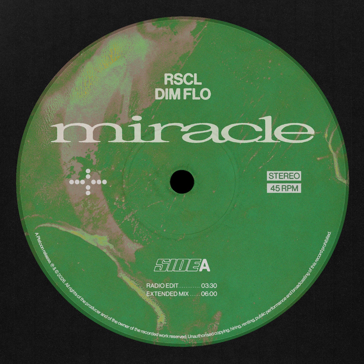 Cover - RSCL, DIM FLO - Miracle (Extended Mix) Promo tools