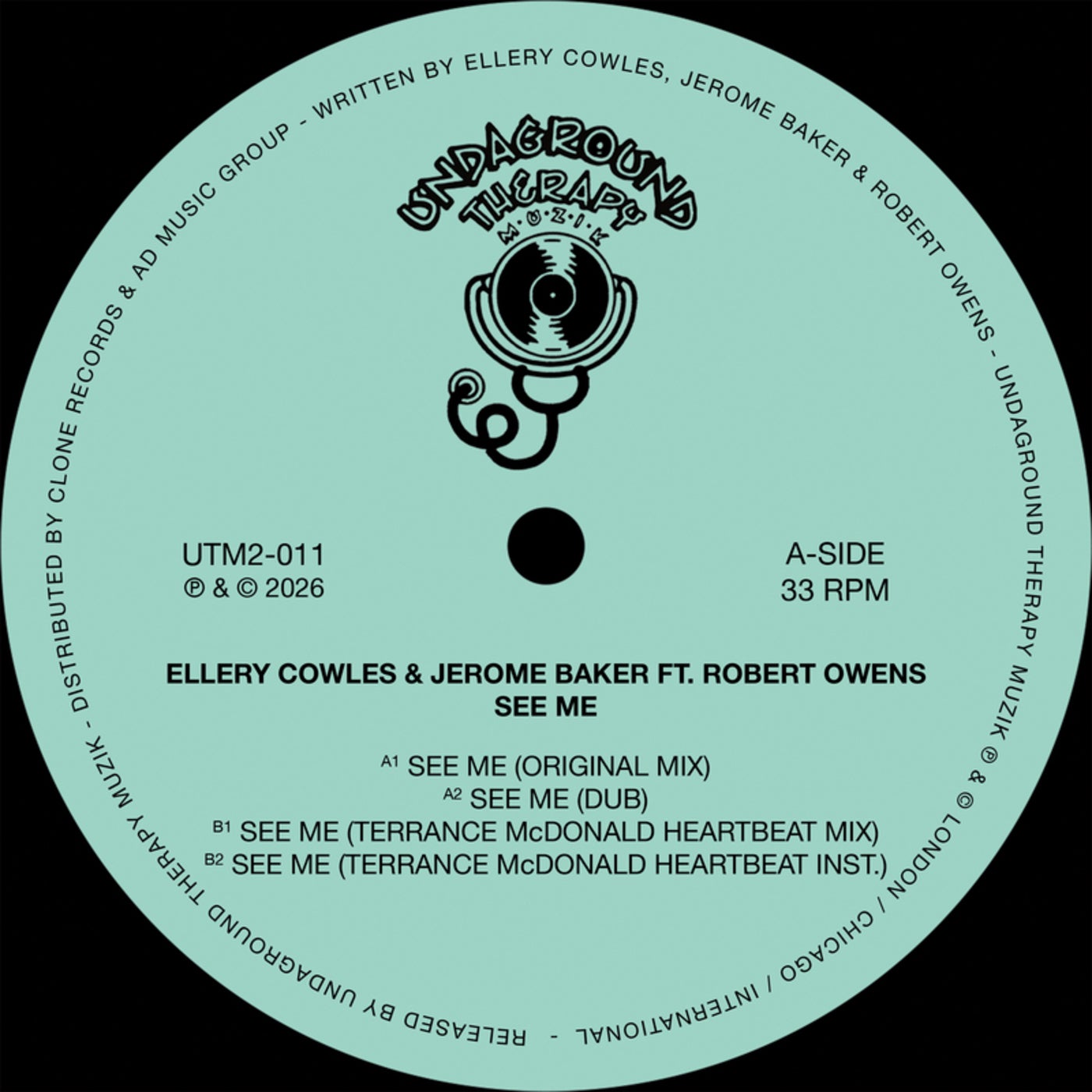 Cover - Robert Owens, Ellery Cowles, Jerome Baker - See Me featuring Robert Owens (Original Mix) Promo tools