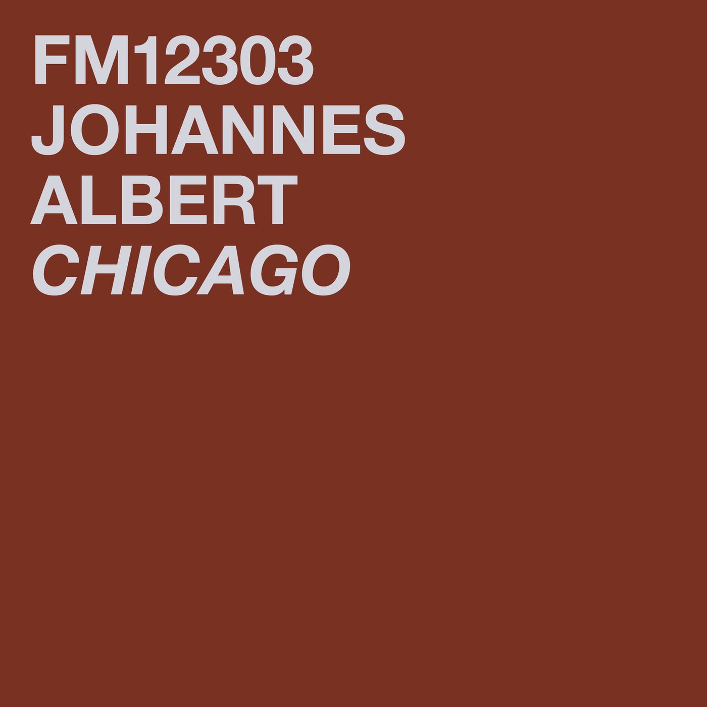 Cover - Johannes Albert - Chicago (Original Mix) Promo tools
