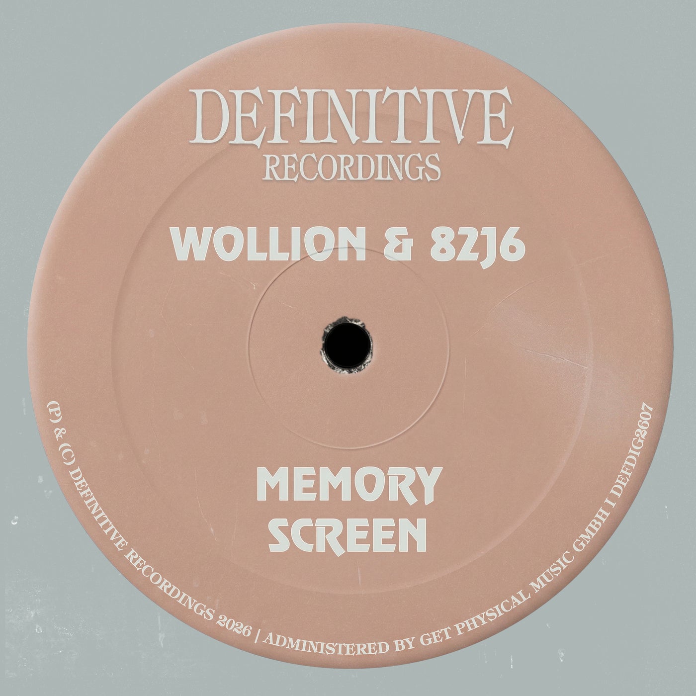 Cover - Wollion, 82J6 - Memory Screen (Original Mix) Promo tools