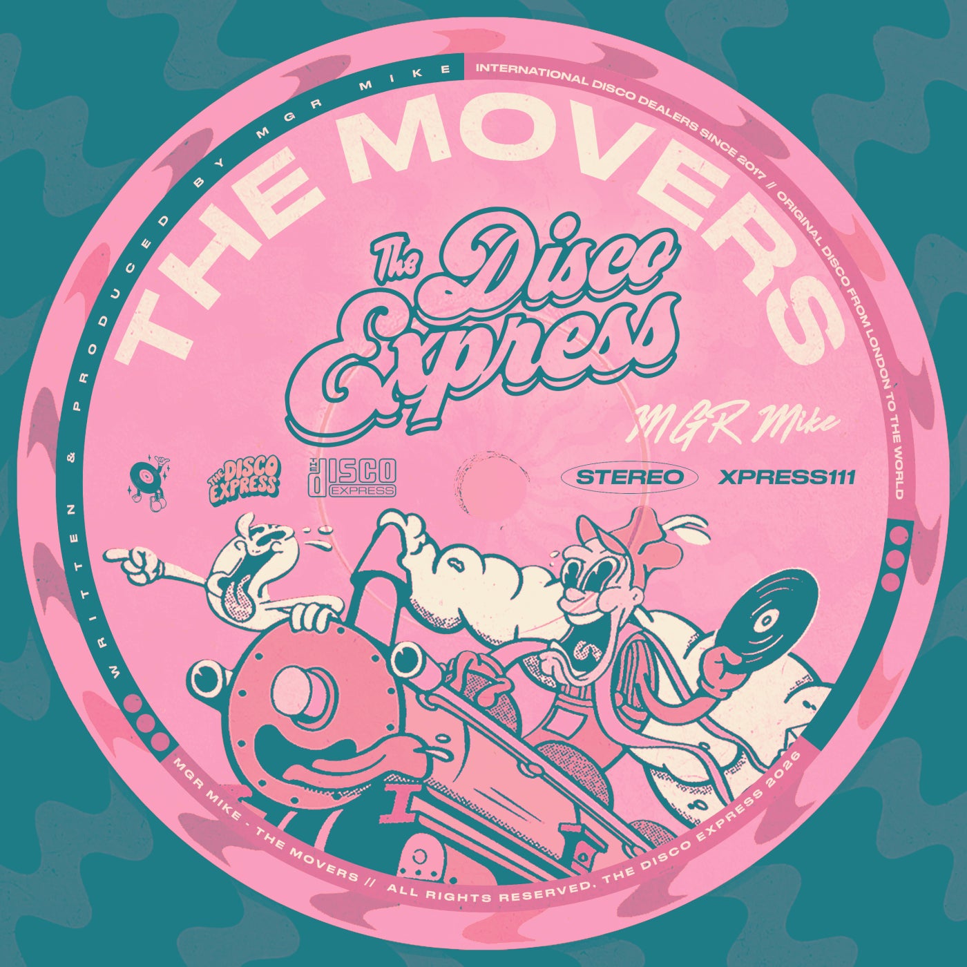 Cover - MGR MIKE - The Movers (Extended Mix) Promo tools