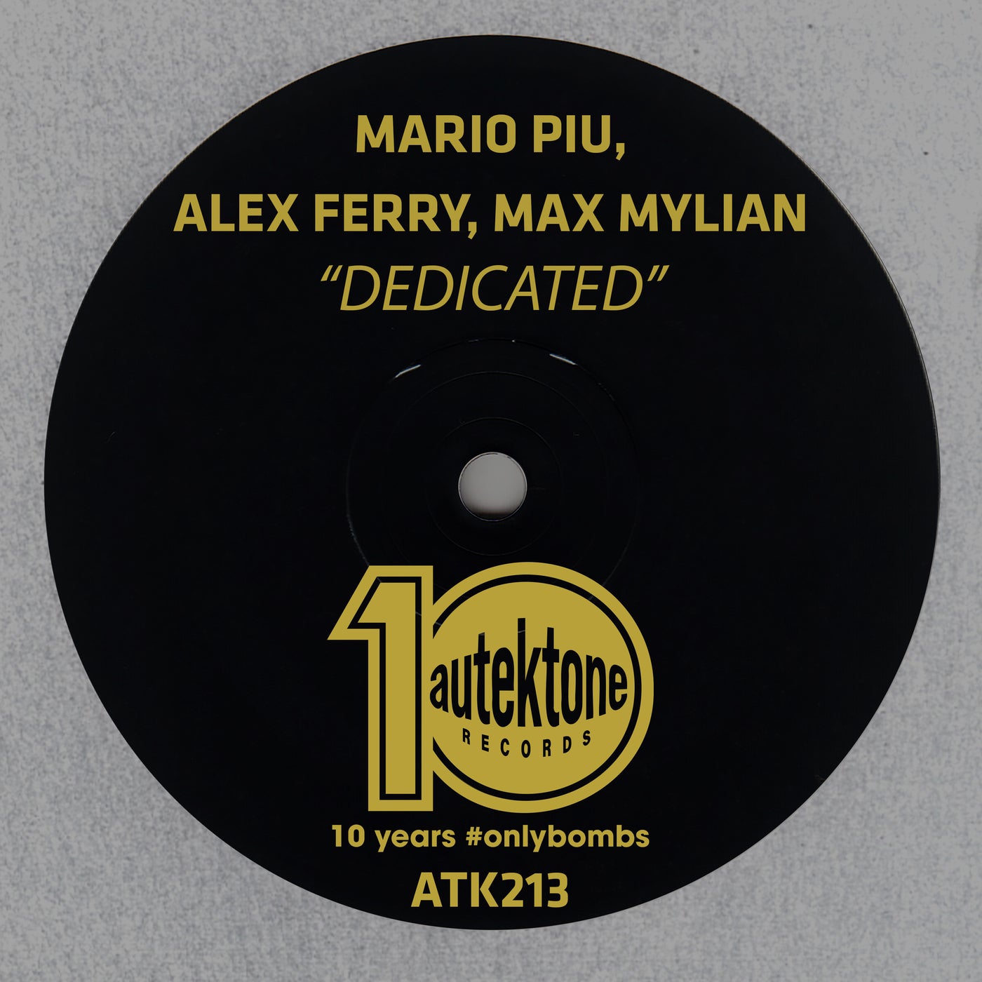 Cover - Mario Piu, Max Mylian, Alex Ferry - Dedicated (Original Mix) Promo tools