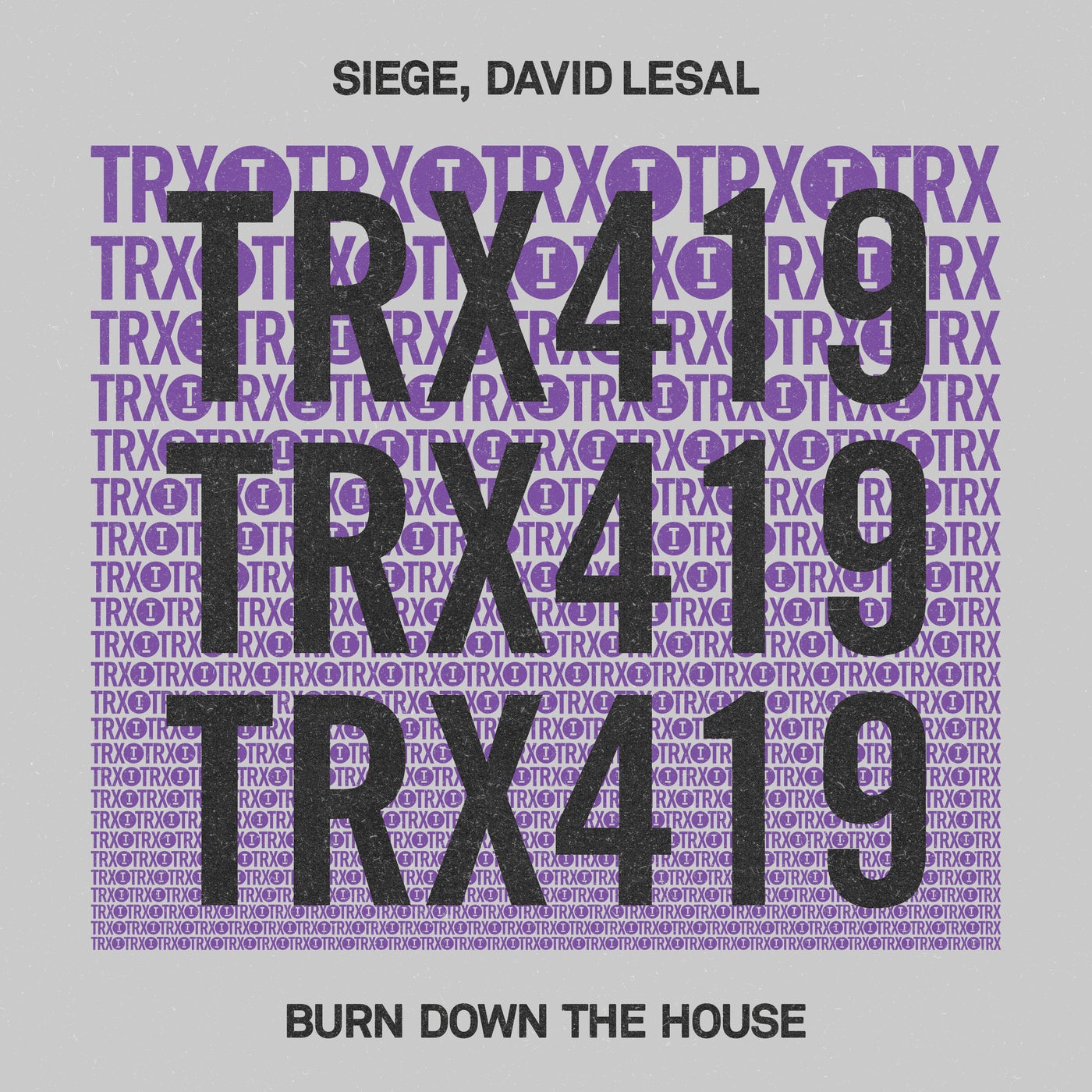 Cover - Siege, David LeSal - Burn Down The House (Extended Mix) Promo tools