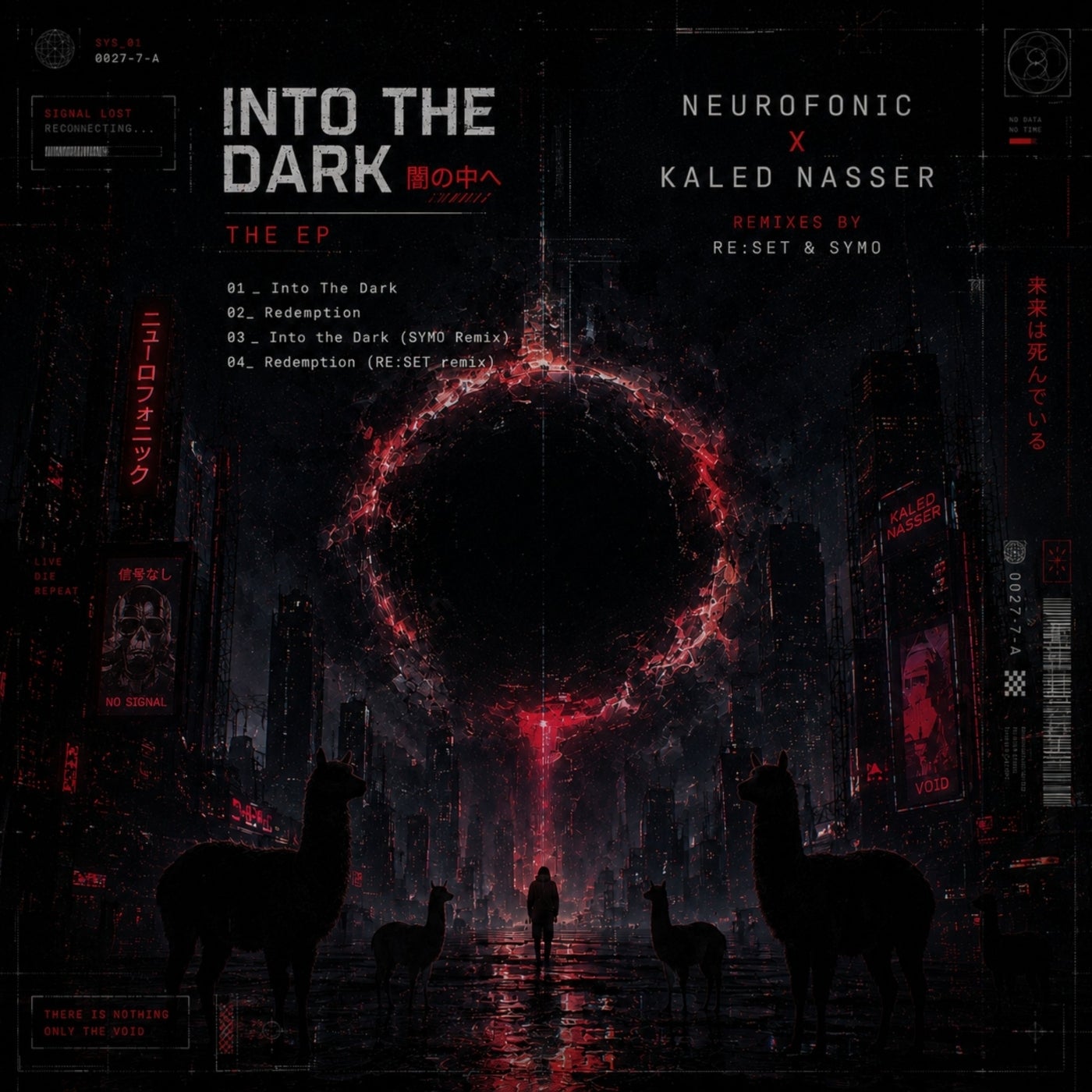 Cover - Kaled Nasser, Neurofonic - Into the Dark (Original Mix) Promo tools