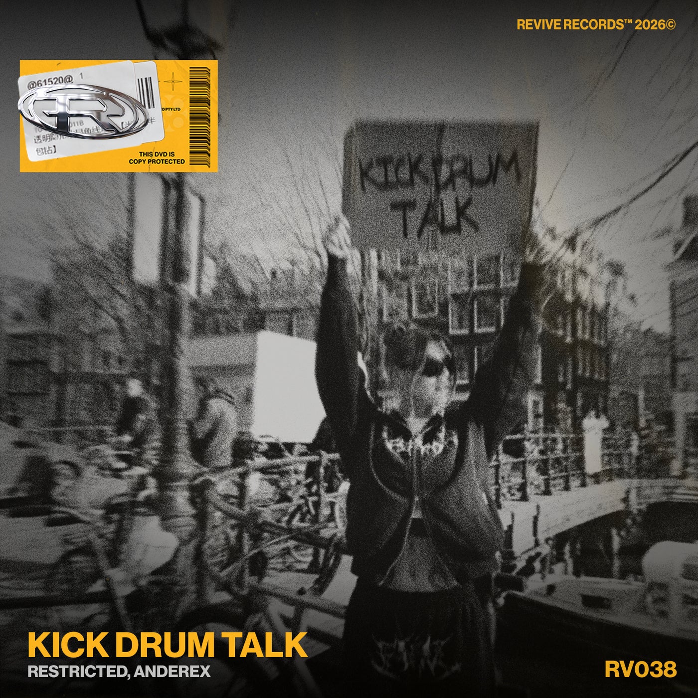Cover - Anderex, Restricted - Kick Drum Talk (Original Mix) Promo tools