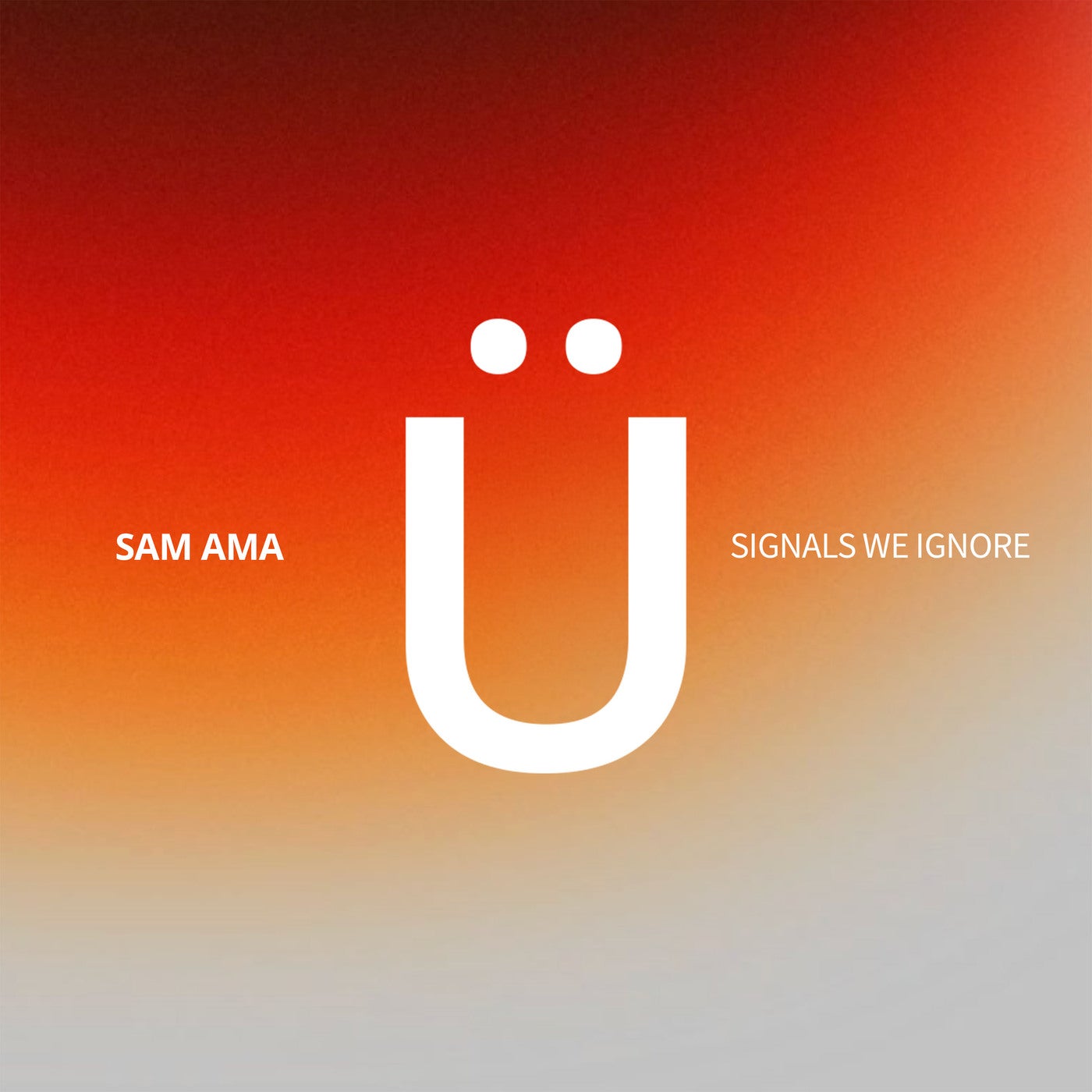 Cover - Sam Ama - Signals We Ignore (Original Mix) Promo tools
