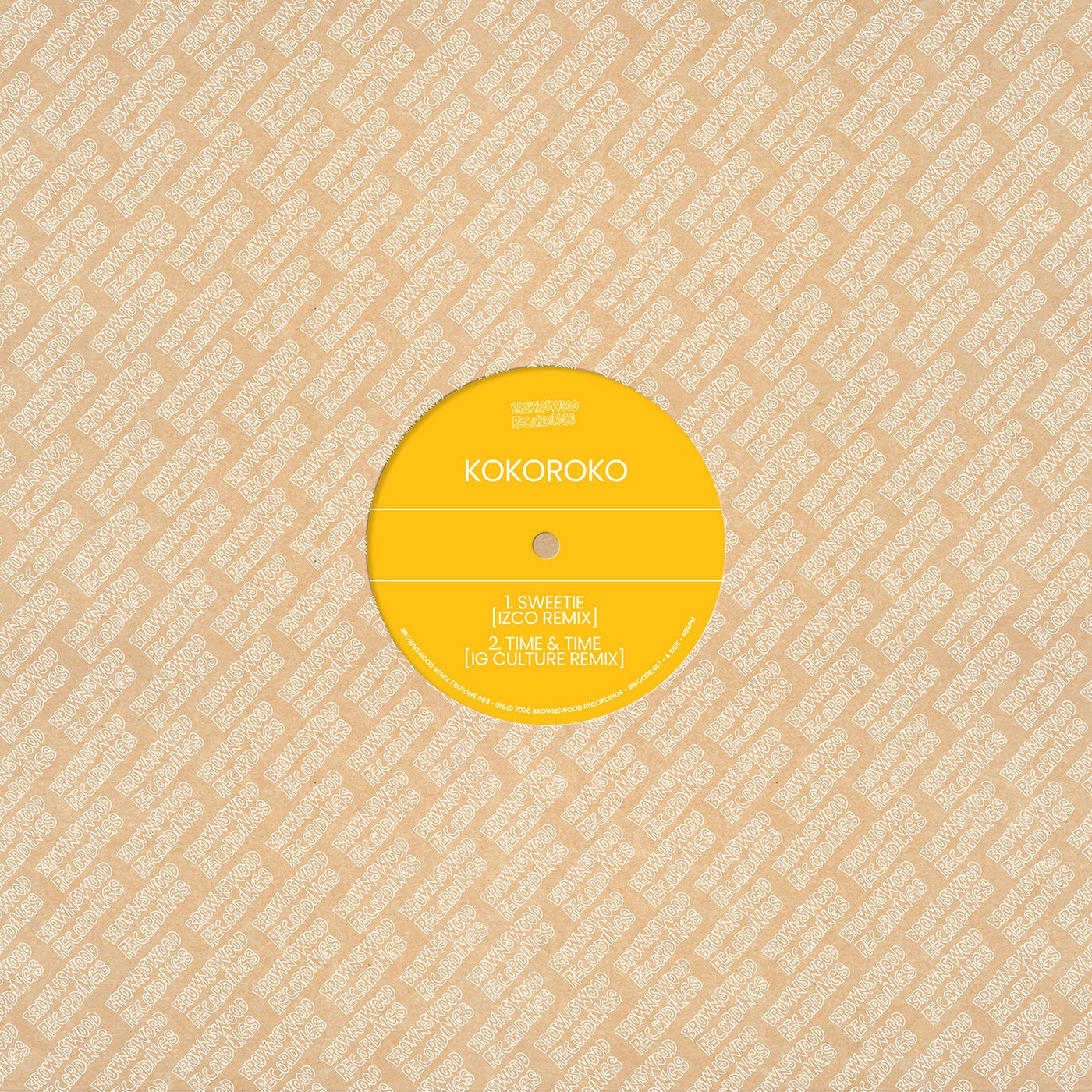 Cover - KOKOROKO - Sweetie (IZCO Remix) Promo tools