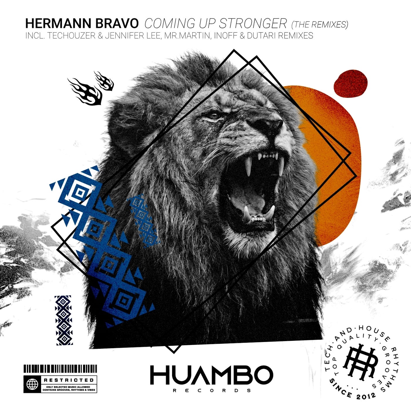 Cover - Hermann Bravo - Coming up Stronger (TecHouzer & Jennifer Lee Remix) Promo tools