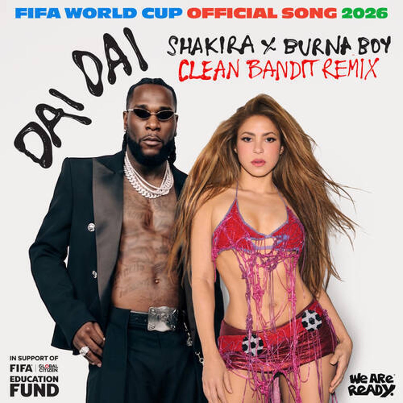 Cover - Shakira, Burna Boy - Dai Dai (Clean Bandit Remix) Promo tools