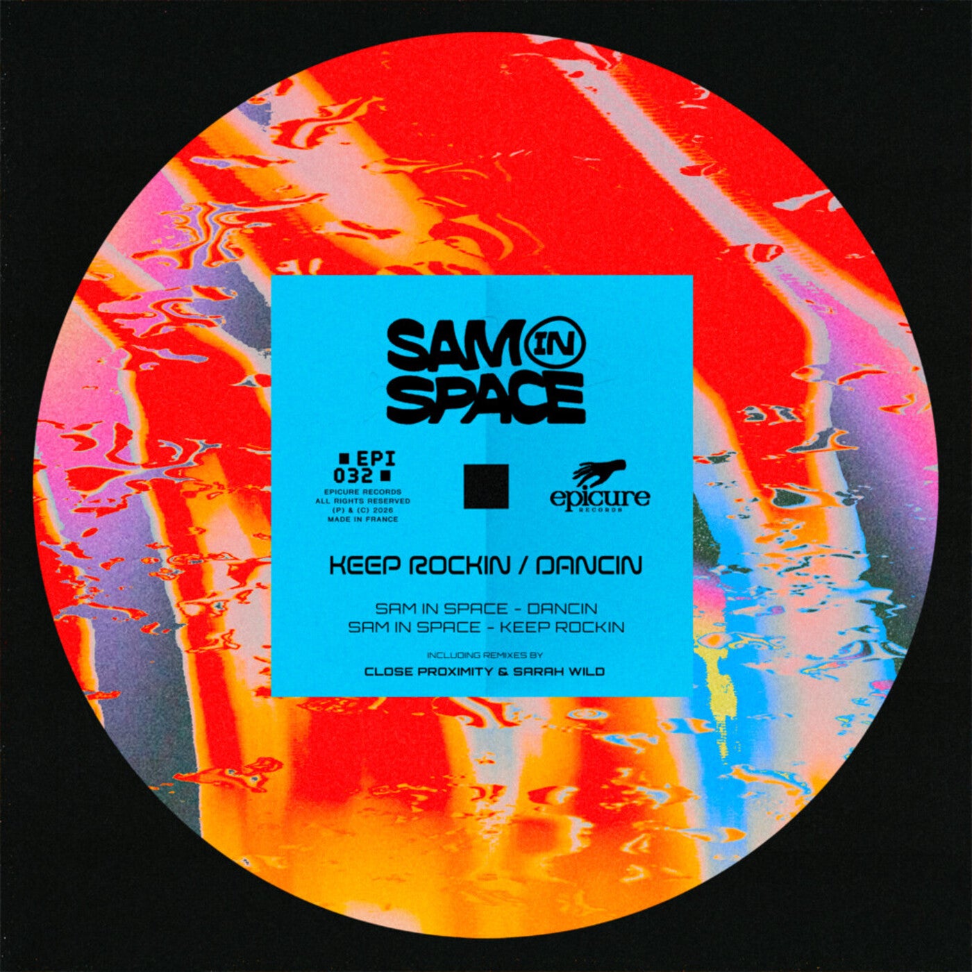Cover - Sam In Space - Keep Rockin (Sarah Wild Remix) Promo tools