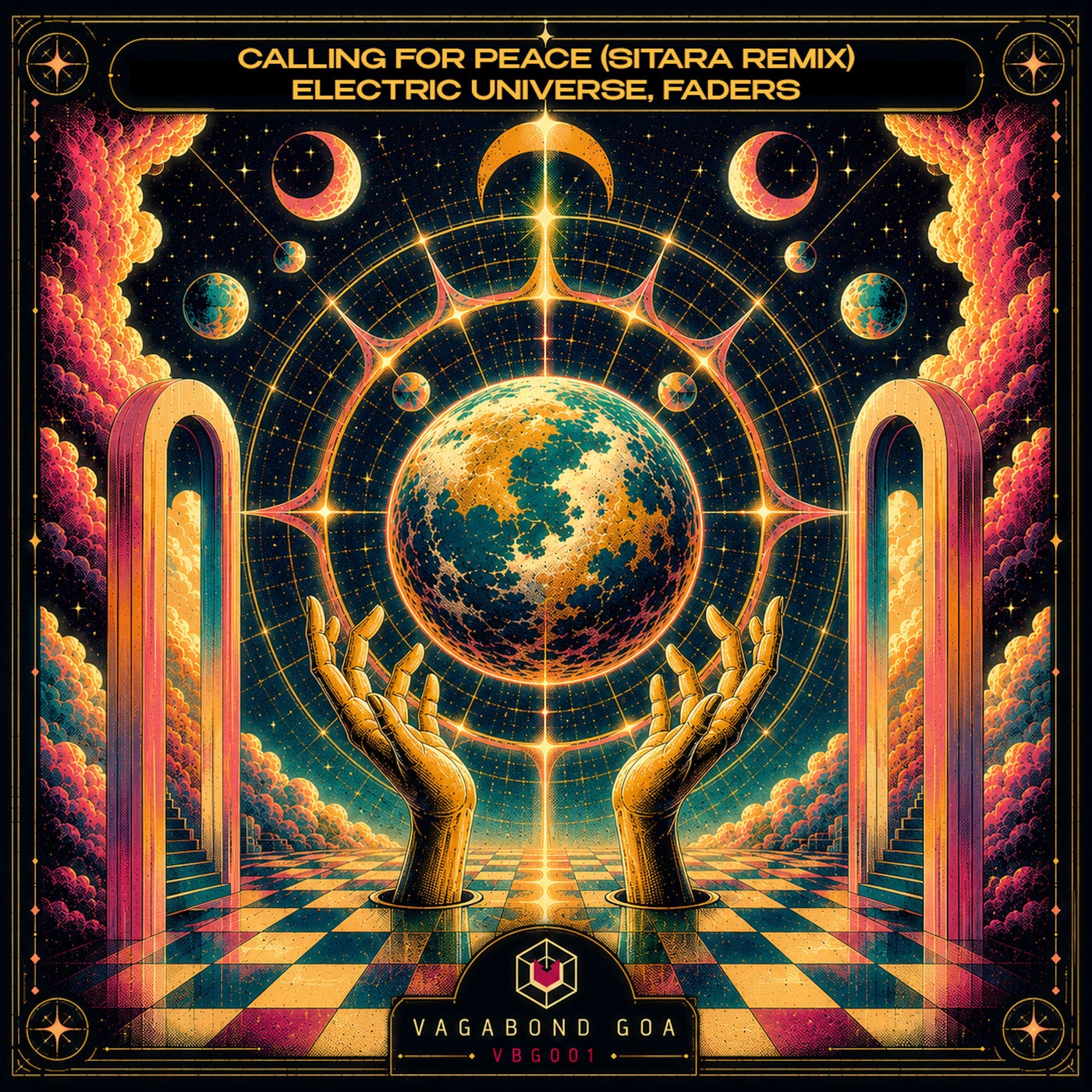 Cover - Electric Universe, Faders, Sitara (IN) - Calling For Peace (Sitara (IN) Remix) Promo tools