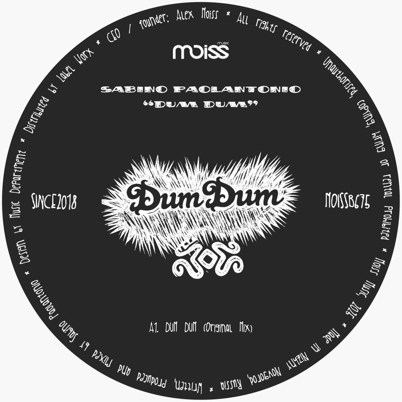 Cover - Sabino Paolantonio - DUM DUM (Original Mix) Promo tools