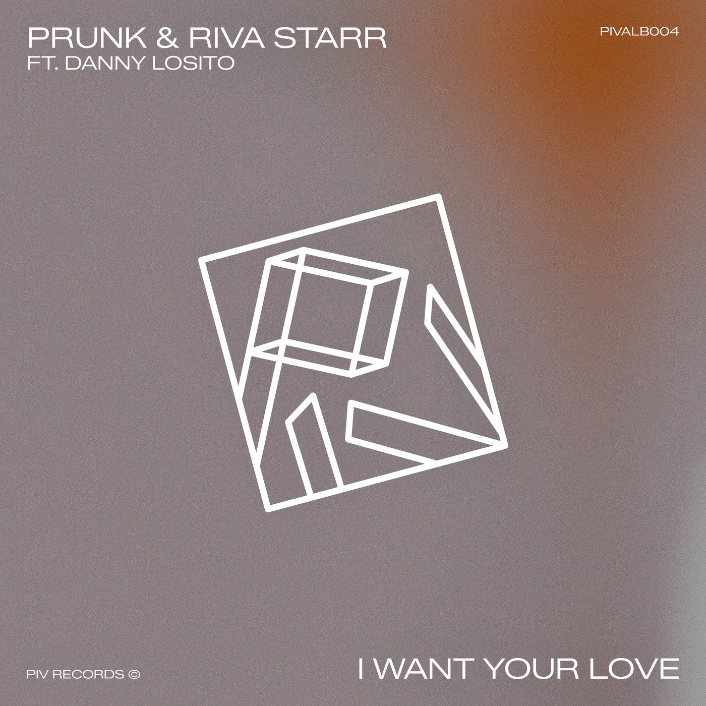 Cover - Riva Starr, Prunk, Danny Losito - I Want Your Love (Original Mix) Promo tools