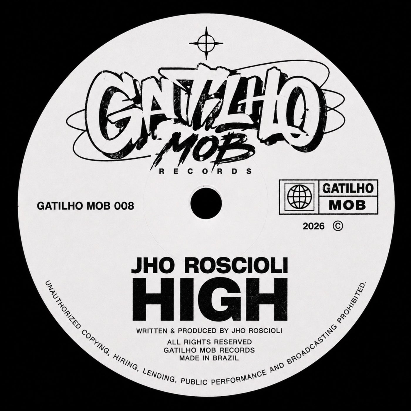 Cover - Jho Roscioli - High (Extended Mix) Promo tools