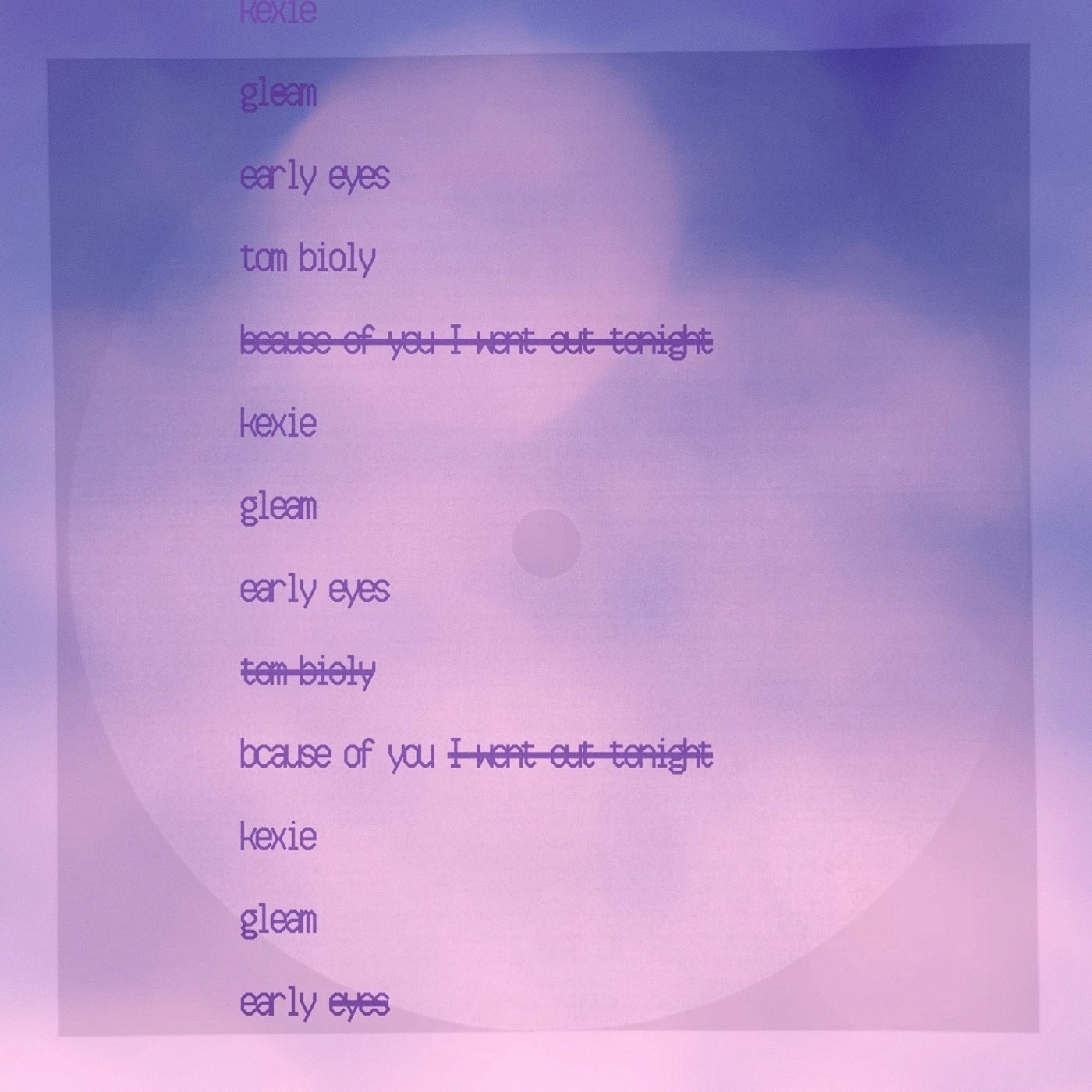 Cover - Tom Bioly - bcause of you (Original Mix) Promo tools