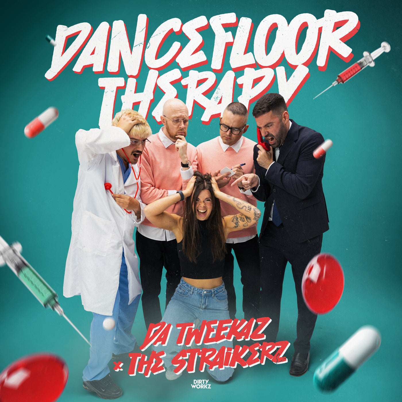 Cover - Da Tweekaz, The Straikerz - Dancefloor Therapy (Extended Mix) Promo tools