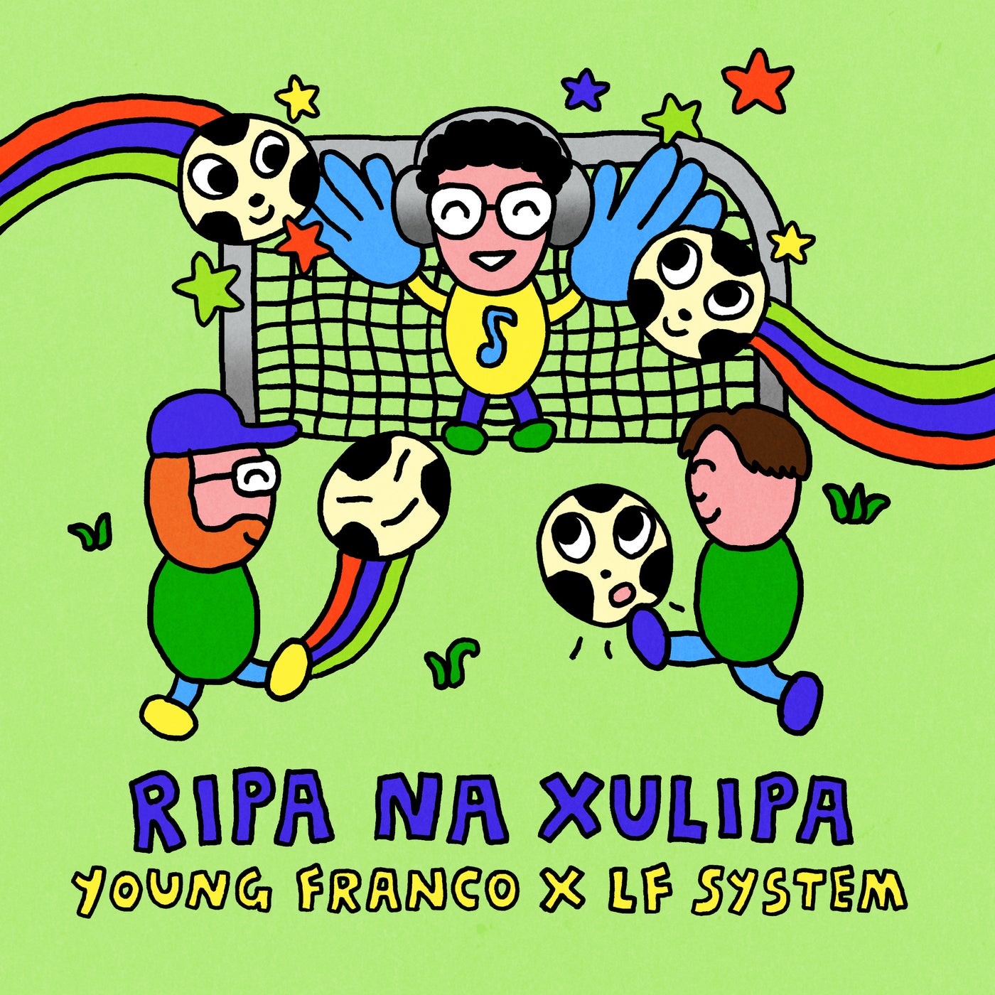 Cover - Young Franco, LF SYSTEM - Ripa Na Xulipa (Extended) Promo tools