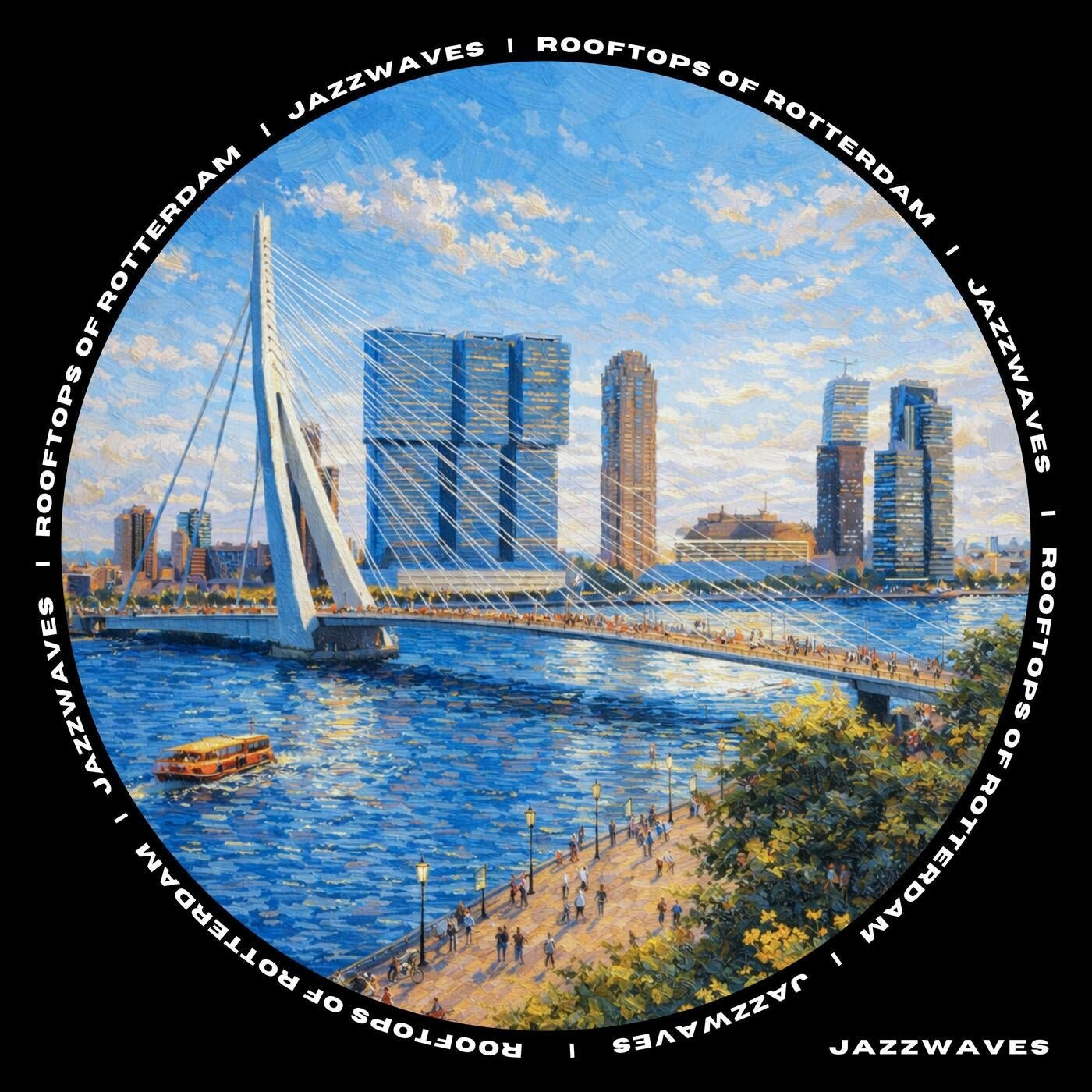 Cover - Jazzwaves - Rooftops of Rotterdam (Original Mix) Promo tools
