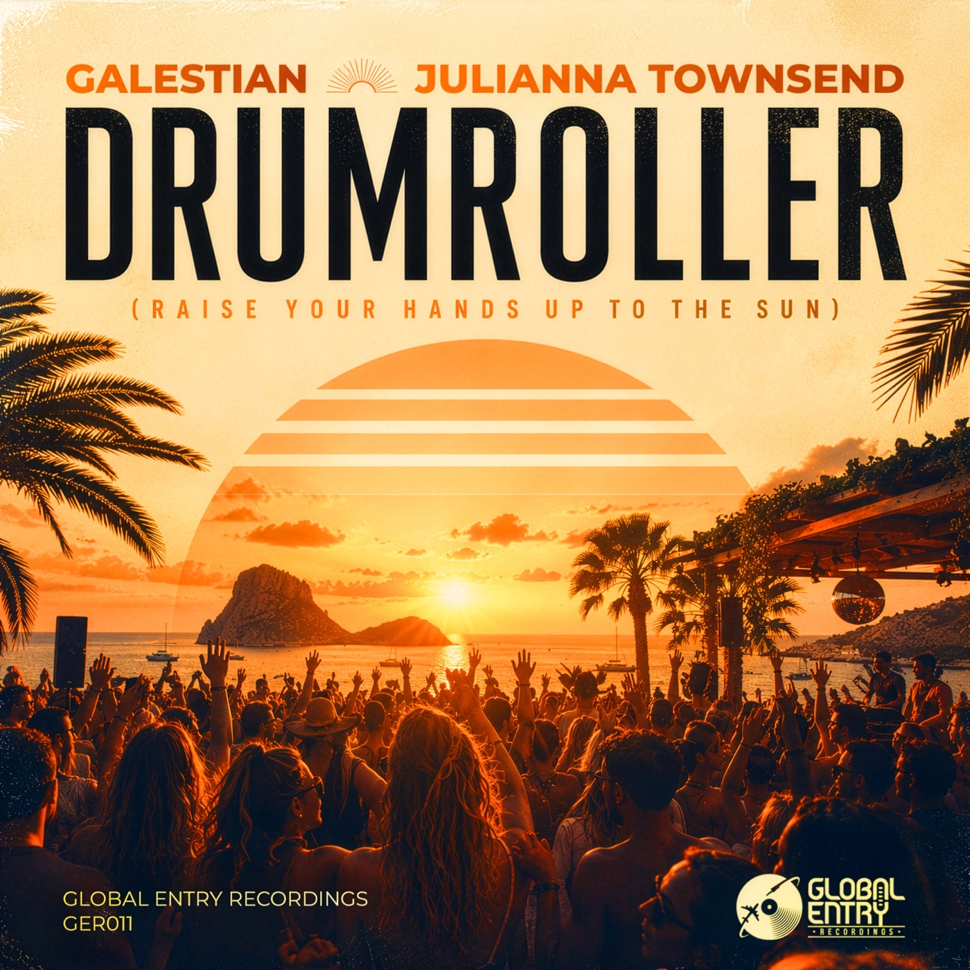 Cover - Galestian, Julianna Townsend - Drumroller (Raise Your Hands Up to the Sun) (Extended Mix) Promo tools