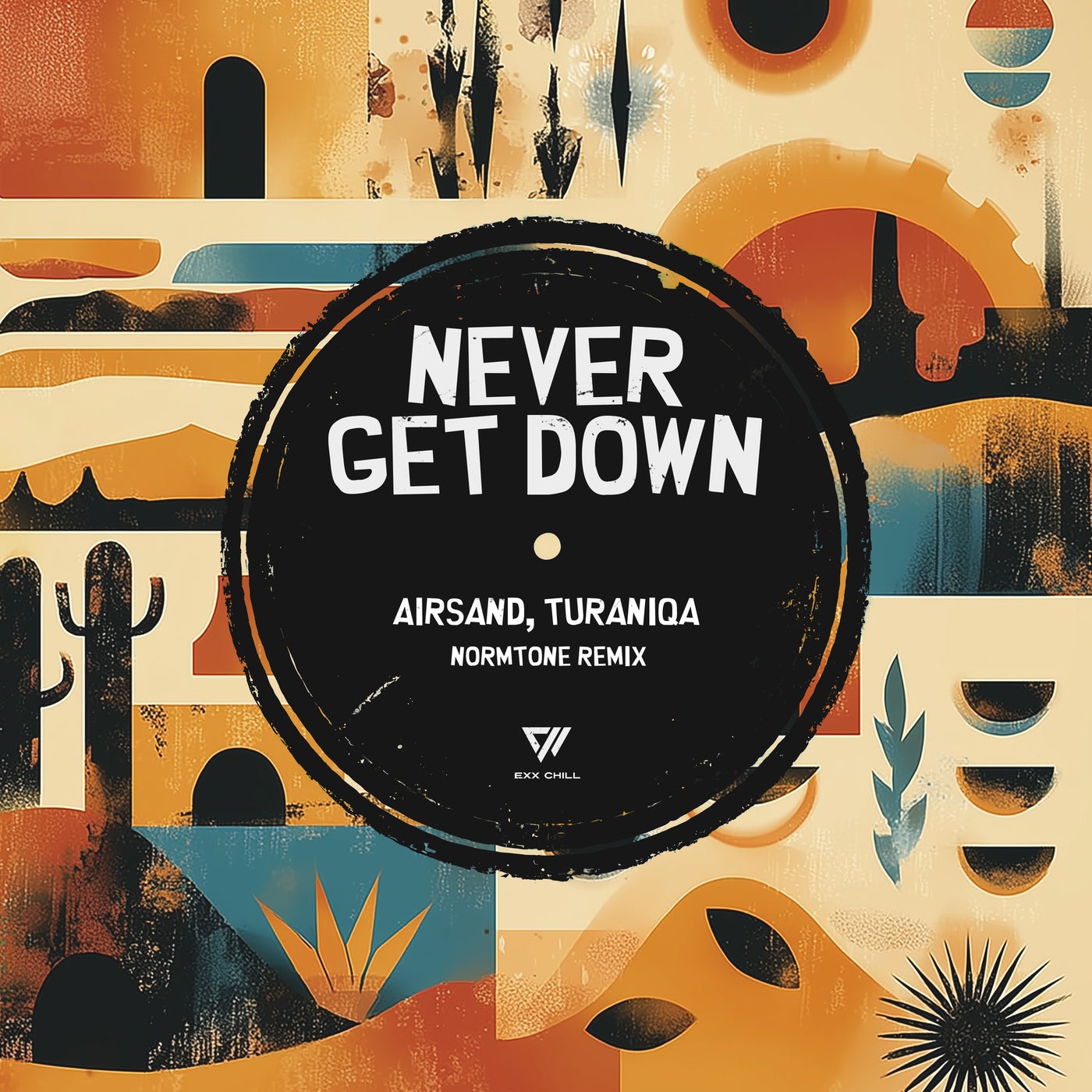 Cover - Airsand, TuraniQa - Never Get Down (Normtone Remix Radio Edit) Promo tools