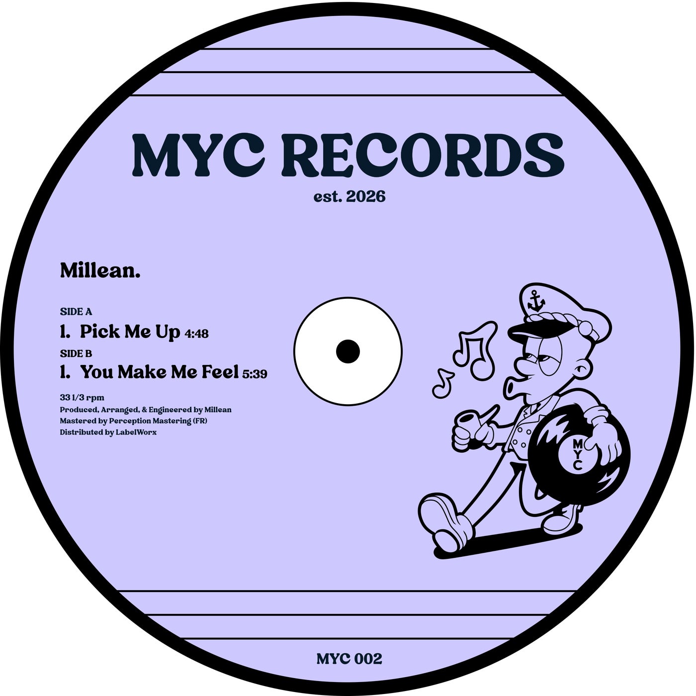 Cover - Millean. - Pick Me Up (Extended Mix) Promo tools