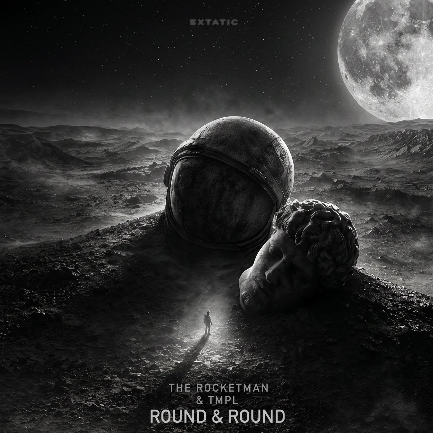 Cover - The Rocketman, tmpl - Round & Round (Extended Mix) Promo tools