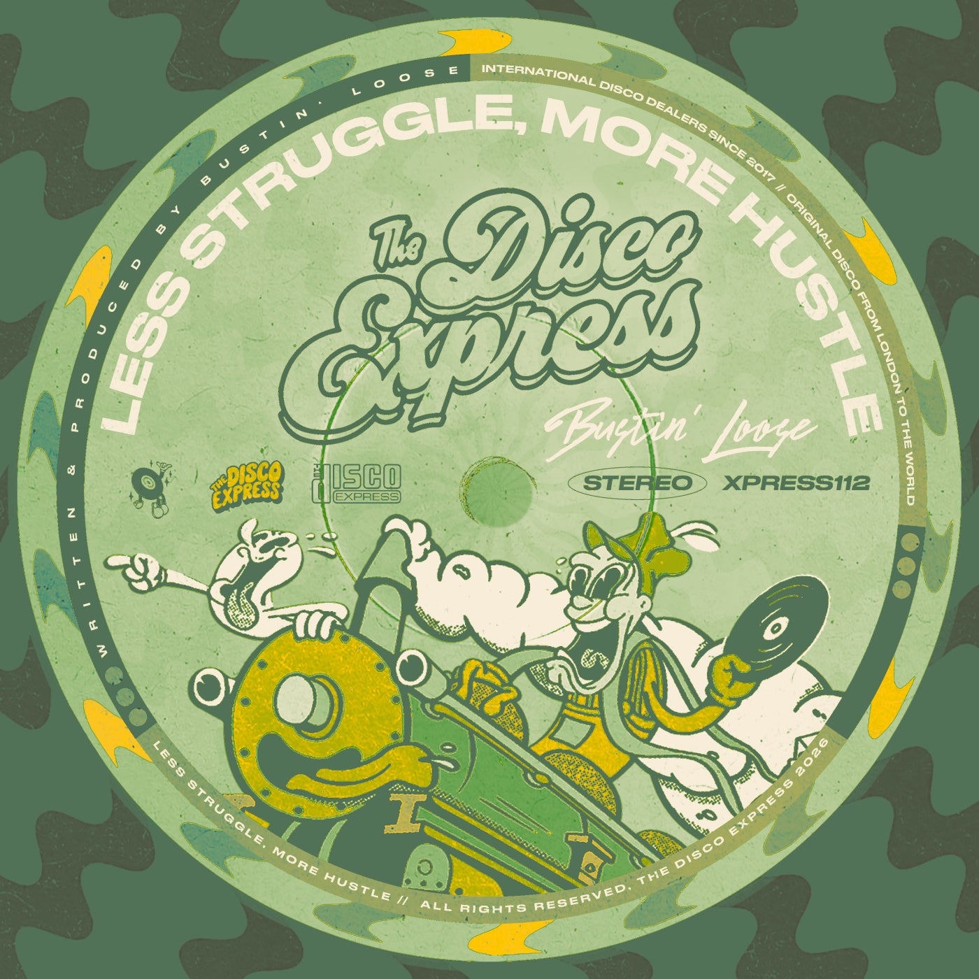 Cover - Bustin' Loose - Less Struggle, More Hustle (Original Mix) Promo tools