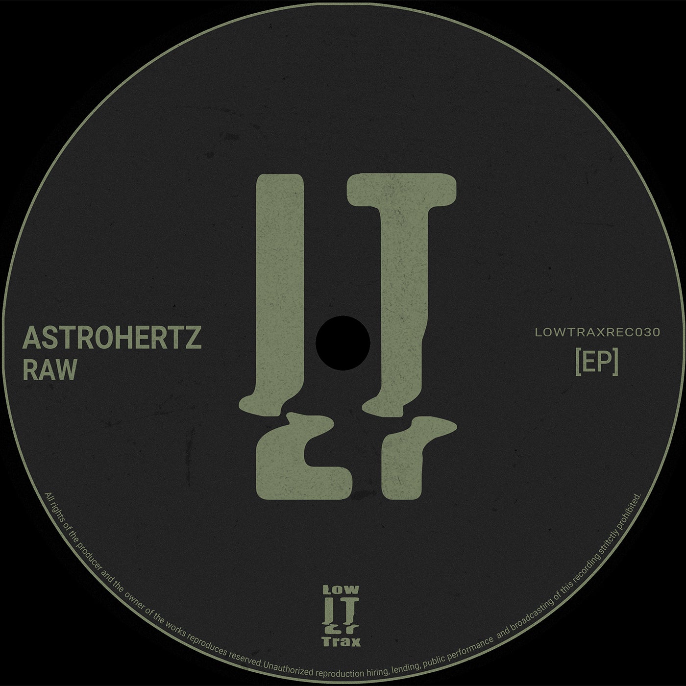 Cover - AstroHertz - RAW (Original Mix) Promo tools