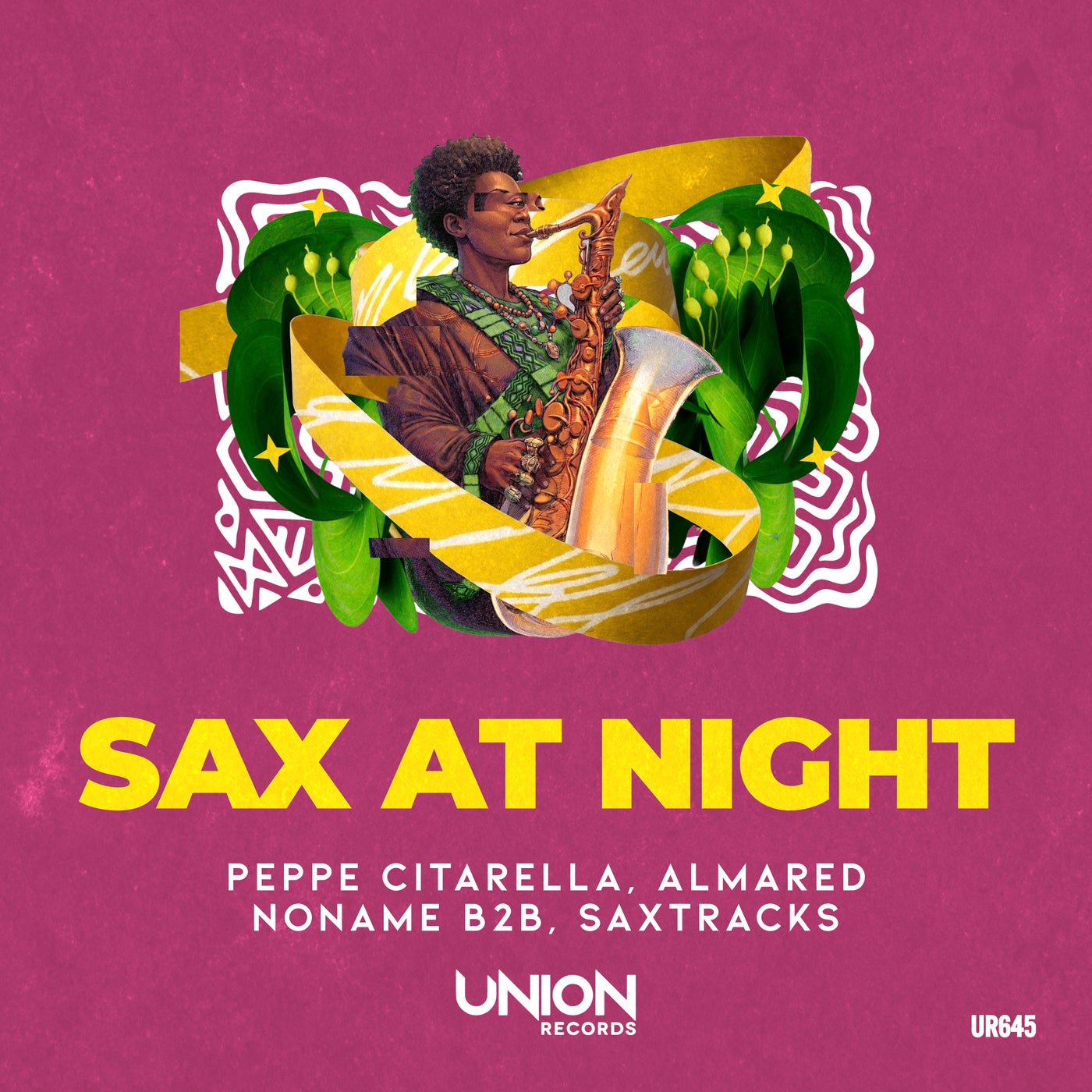 Cover - Peppe Citarella, Almared, NONAME B2B, Saxtracks - SAX AT NIGHT (Extended Mix) Promo tools