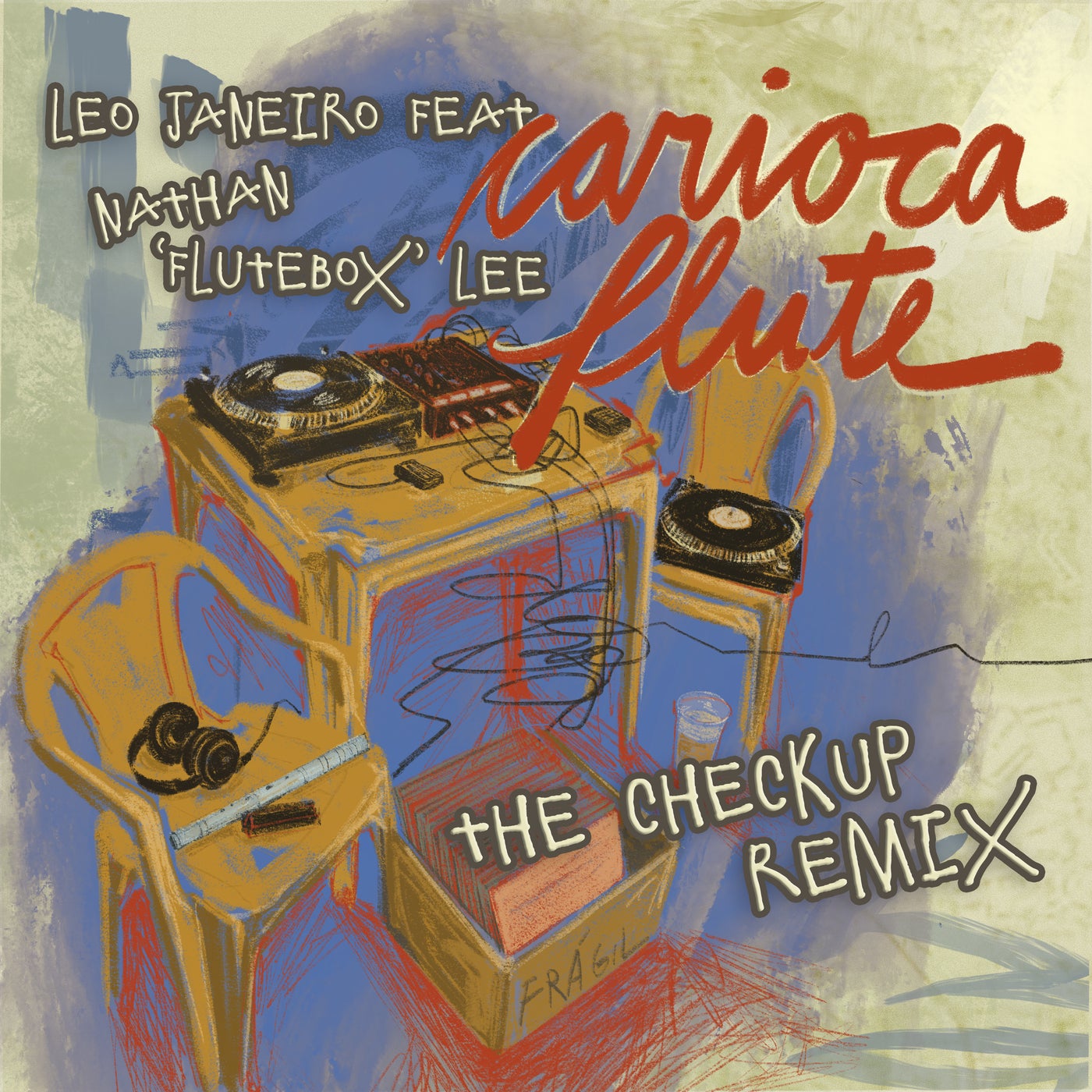 Cover - Leo Janeiro, Nathan 'Flutebox' Lee - Carioca Flute (The Checkup Remix) Promo tools