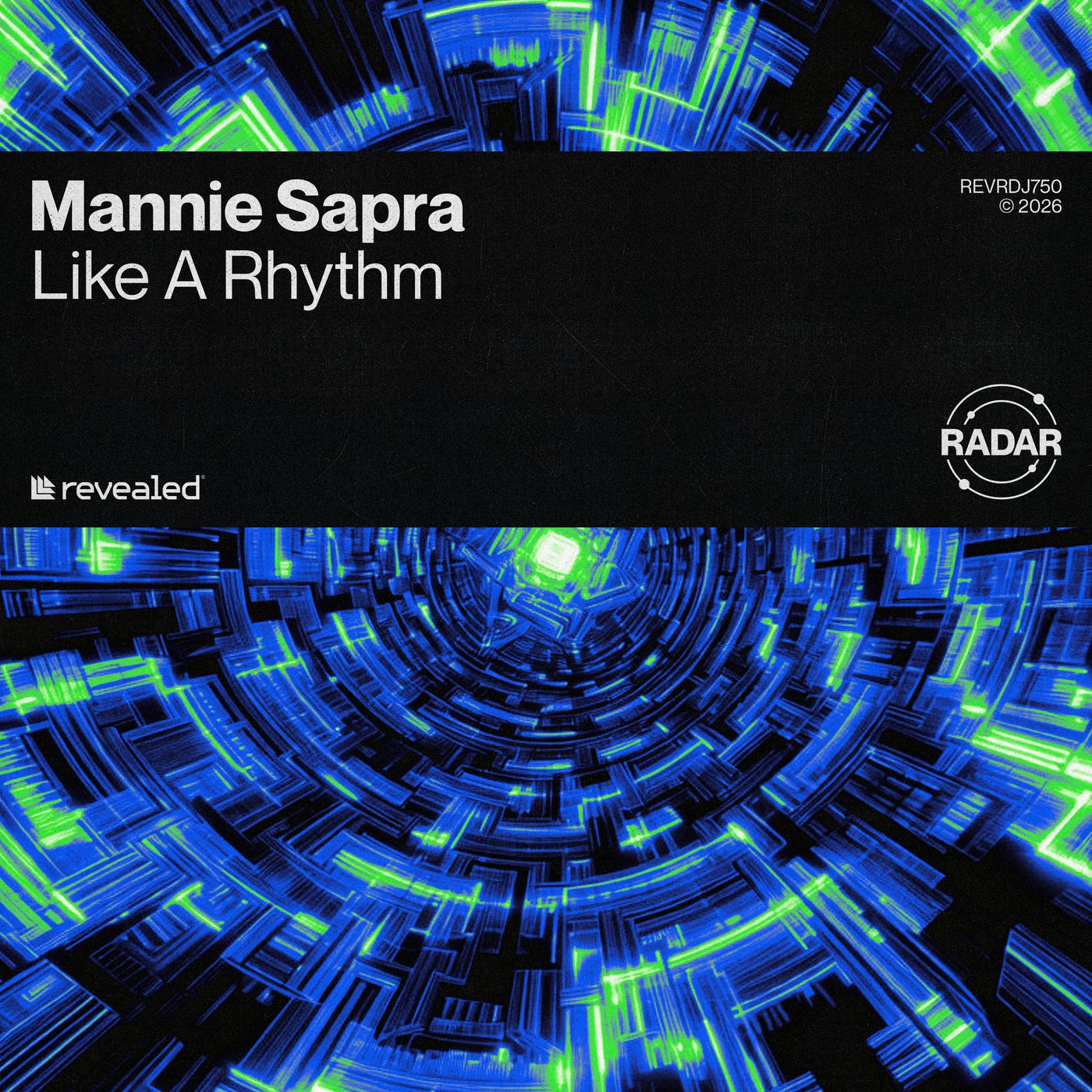 Cover - Mannie Sapra - Like A Rhythm (Extended Mix) Promo tools