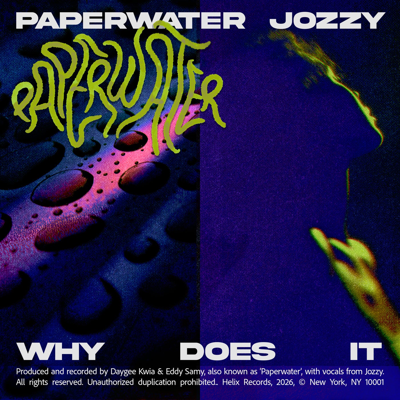 Cover - Paperwater, Jozzy - Why Does It (Extended Mix) Promo tools