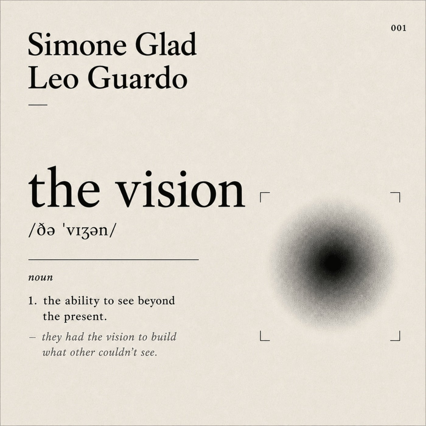 Cover - Leo Guardo, Simone Glad - The Vision (Extended Mix) Promo tools