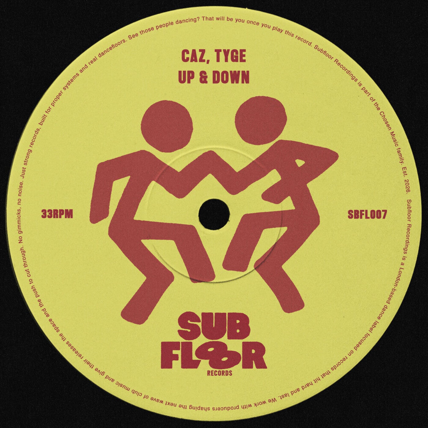 Cover - Caz, TYGE - Up & Down (Extended Mix) Promo tools