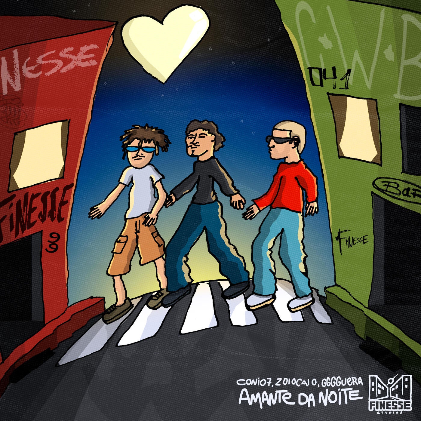 Cover - ZoioCaio, Coni07, gggguerra - Amante da Noite (Original Mix) Promo tools